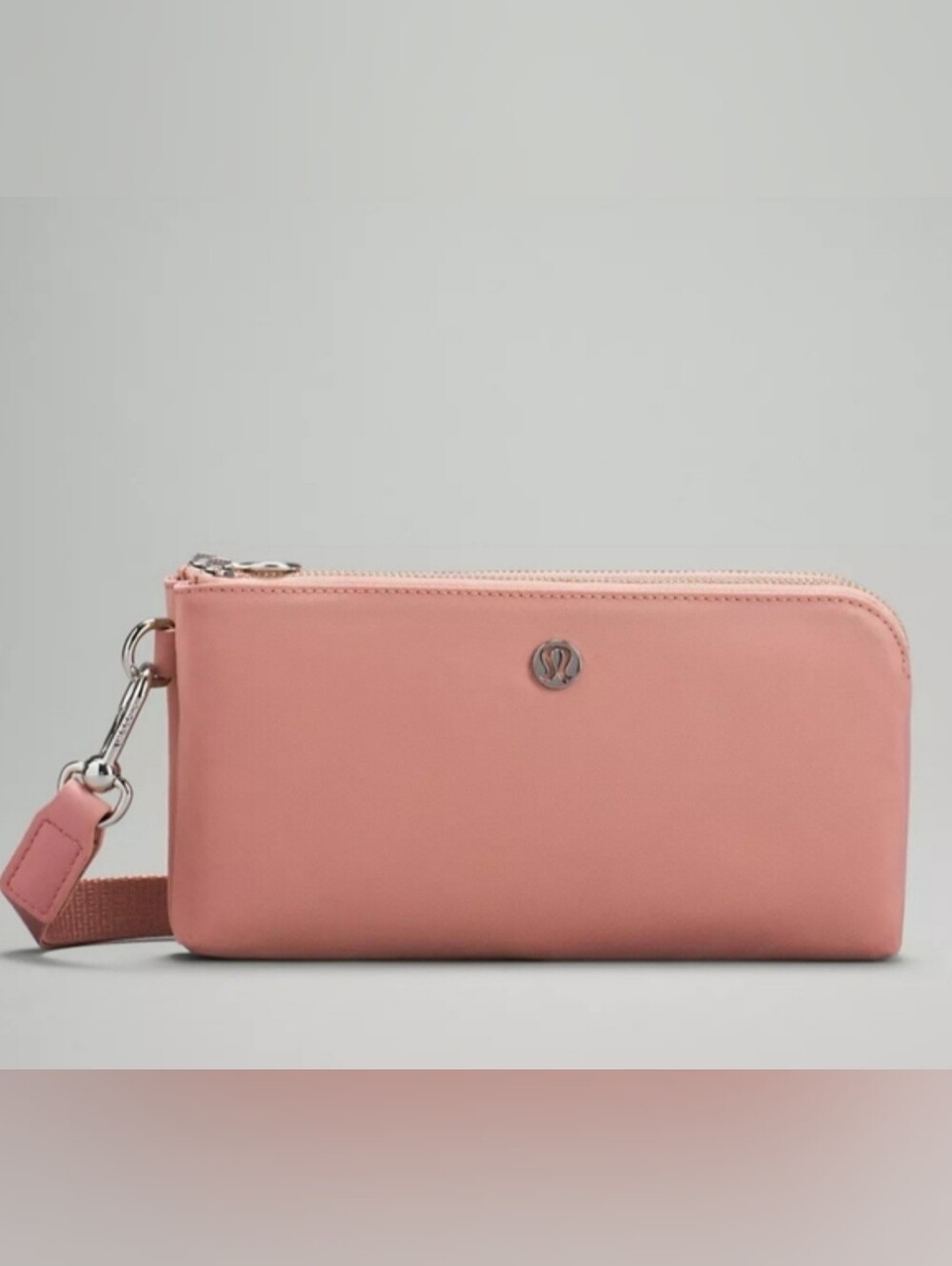 lululemon athletica Coral Pink Wristlet Clutch